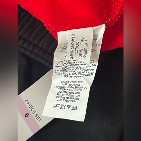 Under Armour Boys 2 Piece Zip Up Hooded Jacket Size 6 - Picture 5 of 8